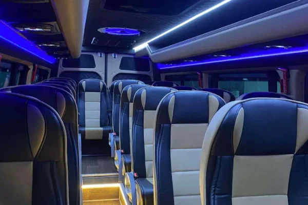 VIP mikroautobusų nuoma Vilniuje su profesionaliu vairuotoju – patogios ir prabangios kelionės verslo renginiams, vestuvėms ar kitoms ypatingoms progoms.